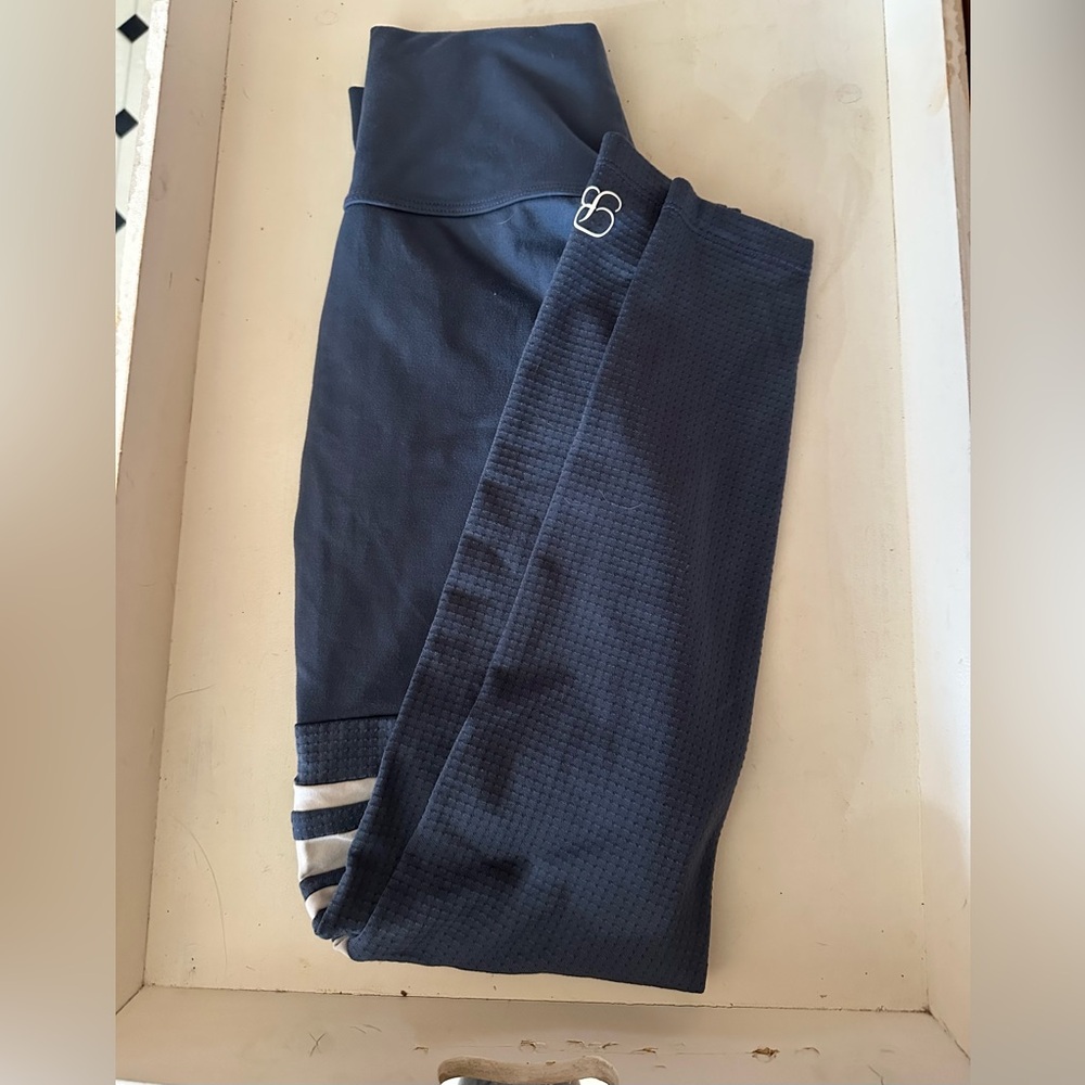 Xs blue bombshell leggings, worn, great condition